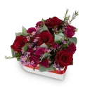 Box with roses